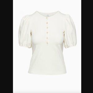 Aritzia billow top in XS, light birch